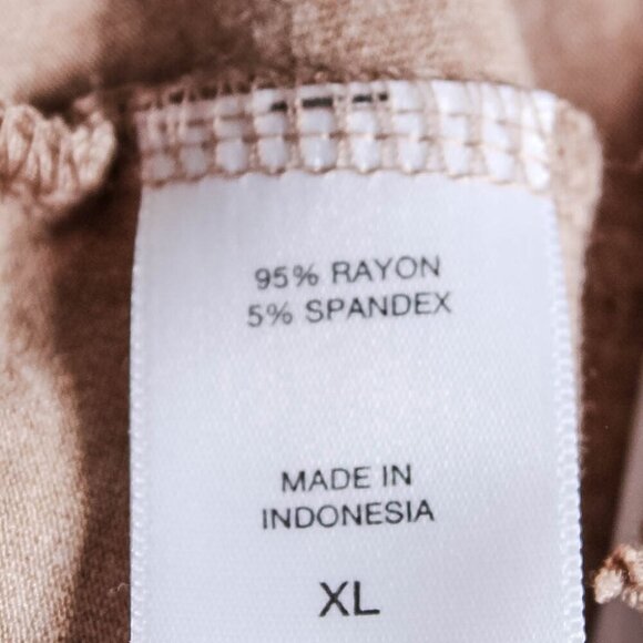 NY&CO 7th Ave Design Studio Draped Cowl Neck Tunic Top NWT XL - Picture 10 of 10